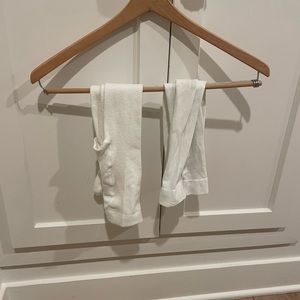 2 Pair of Girls White Tights 2T